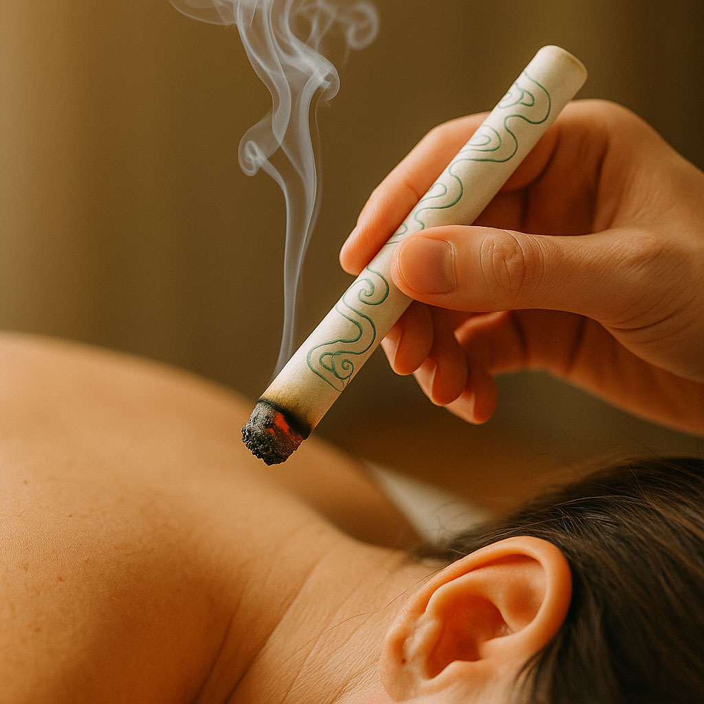 Moxibustion bei David Chau in Bad Reichenhall